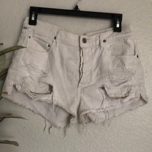 White CofH. Jean shorts